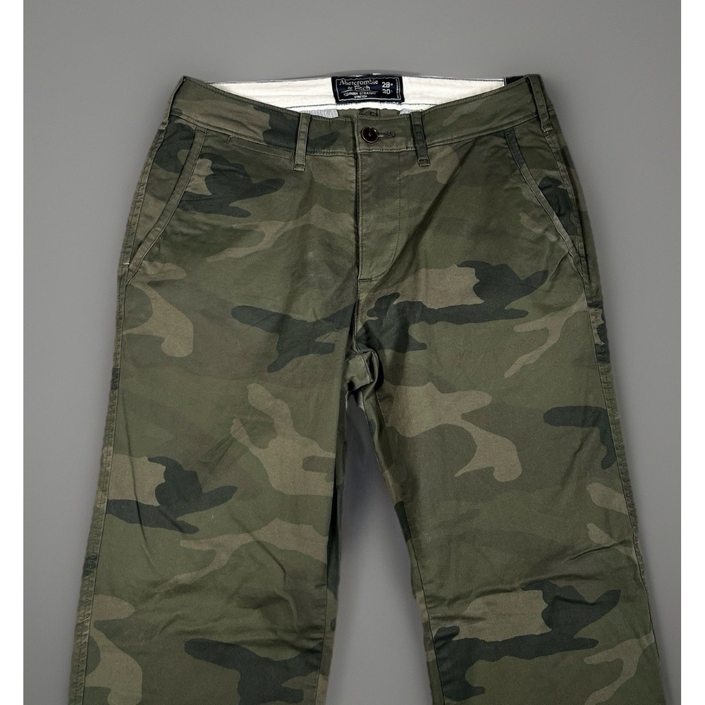 NWT- Abercrombie & Fitch Pants Men‎ 28x30 Kennan Straight Stretch Camo